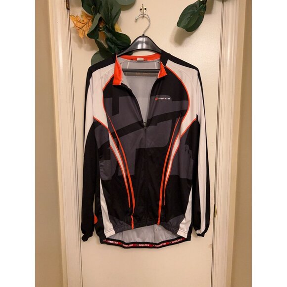 Sponeed Men’s Cycling/ Full Zip/Long Sleeve/Breathable Jersey XXL - Picture 3 of 16